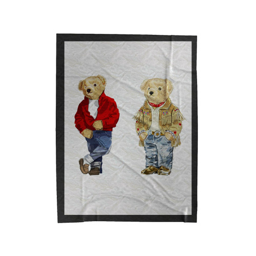 Ralph Lauren With Bear - Prism Contractors & Engineers Velveteen Blanket