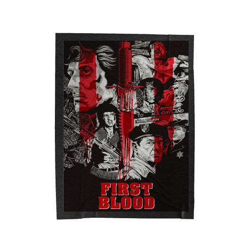 Rambo First Blood Velveteen Blanket