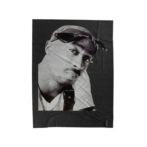 Rapper Tupac Amaru Shakur Velveteen Blanket