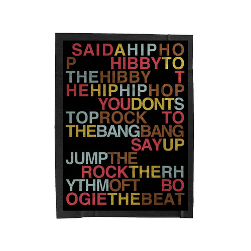 Rapper's Delight Sugarhill Gang Velveteen Blanket