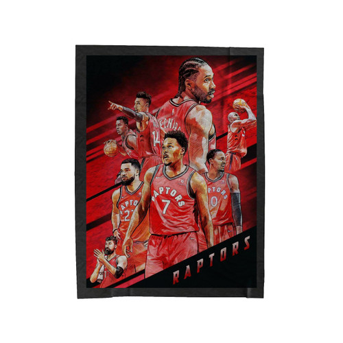 Raptors Basketball Velveteen Blanket