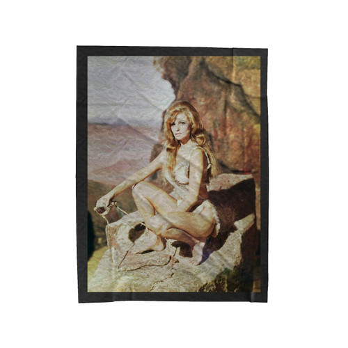 Raquel Welch Art Sexy Velveteen Blanket