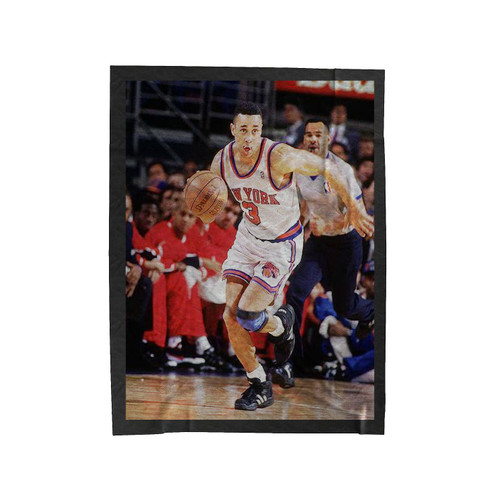 Rare John Starks Ny Knicks 1993 Velveteen Blanket