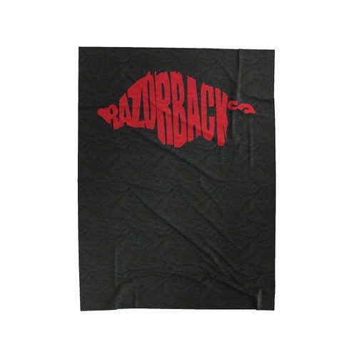 Razorbacks Mascot University Arkansas Velveteen Blanket