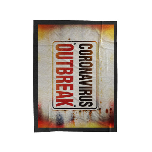 Reaction To Coronavirus Velveteen Blanket