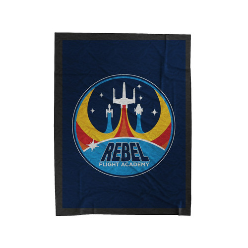 Rebel Flight Academy Velveteen Blanket