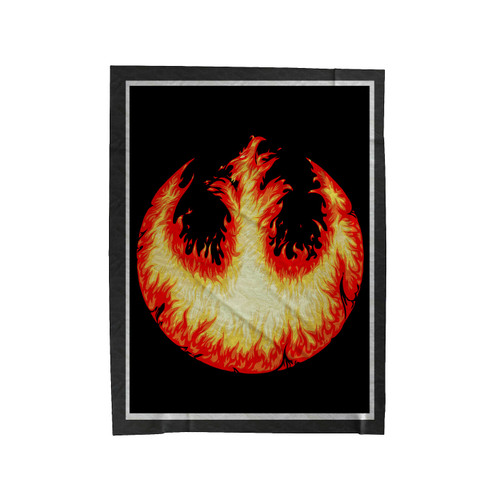 Rebel Phoenix Fire Velveteen Blanket