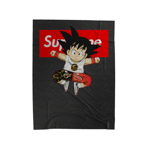 Red Box Goku Velveteen Blanket