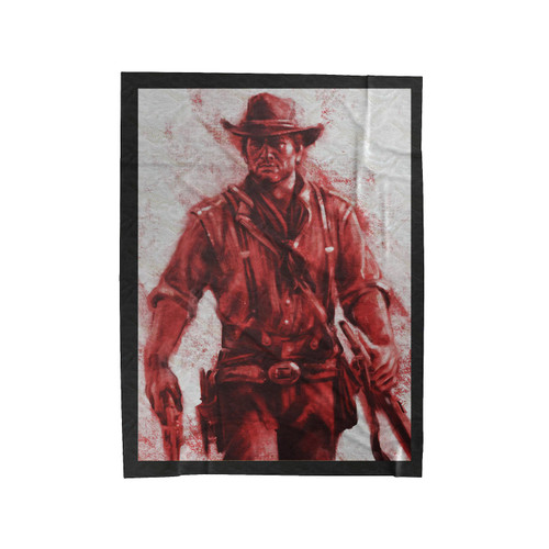 Red Dead Video Game Velveteen Blanket
