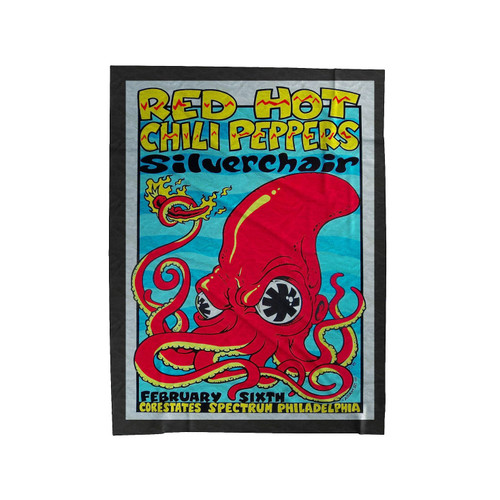 Red Hot Chili Peppers Concert Velveteen Blanket