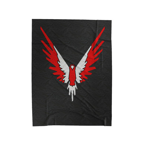Red Maverick Inspired Logan Paul Velveteen Blanket