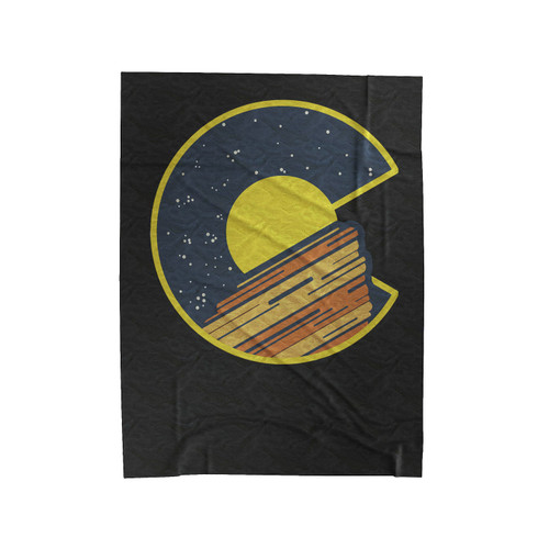 Red Rocks Colorado Velveteen Blanket