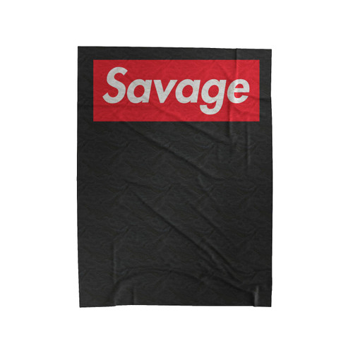 Red Savage Velveteen Blanket