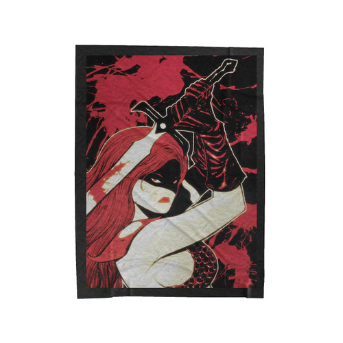 Red Sonja Velveteen Blanket