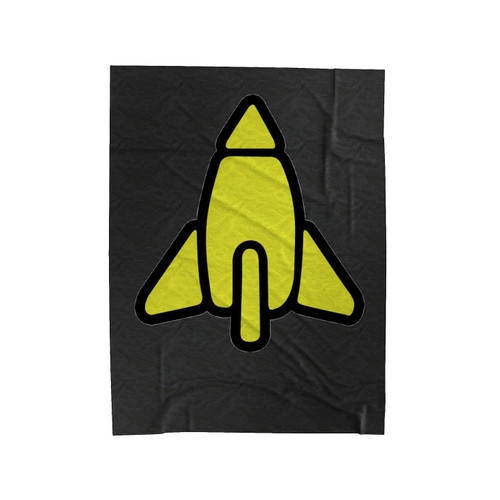 Reggie Rocket Velveteen Blanket