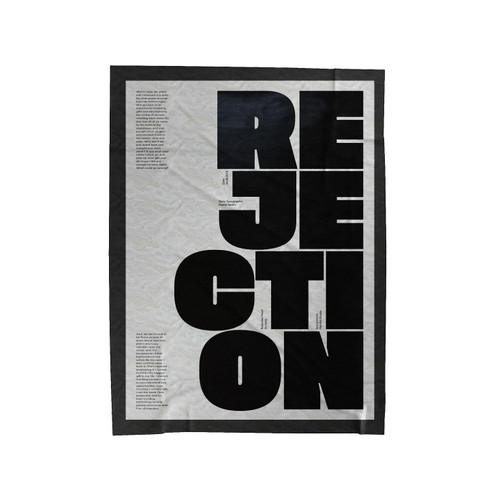Rejection Velveteen Blanket