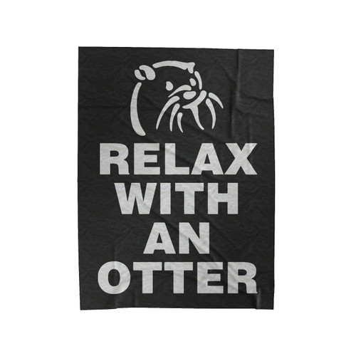 Relax With An Otter Velveteen Blanket