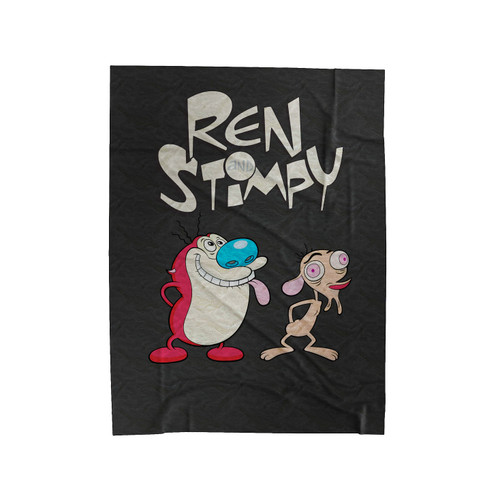 Ren And Stimpy Poster Funny Velveteen Blanket