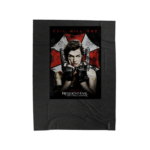 Resident Evil The Final Chapter Velveteen Blanket