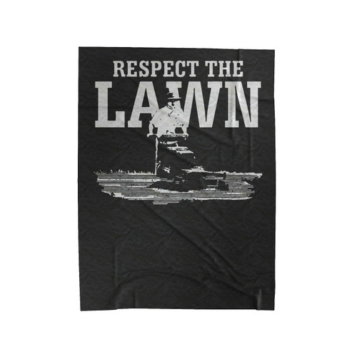 Respect The Lawn Velveteen Blanket