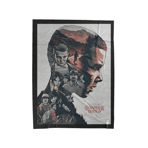 Retro Poste Stranger Things Tv Poster Kraft Paper Vintage 2 Velveteen Blanket