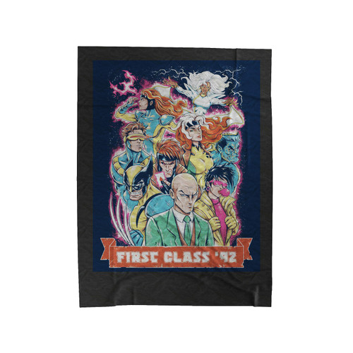 Retro X-Men Marvel Superhero Velveteen Blanket