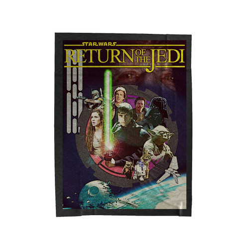 Return Of The Jedi Vintage Velveteen Blanket