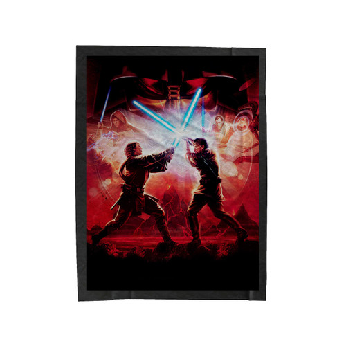 Revenge Of The Sith Game Velveteen Blanket