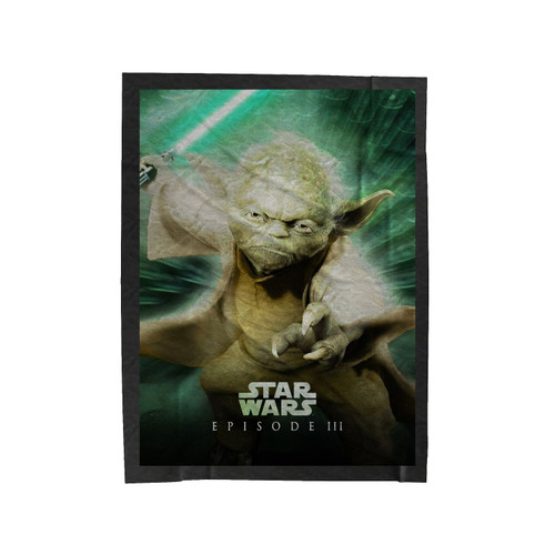 Revenge Of The Sith Master Yoda Velveteen Blanket