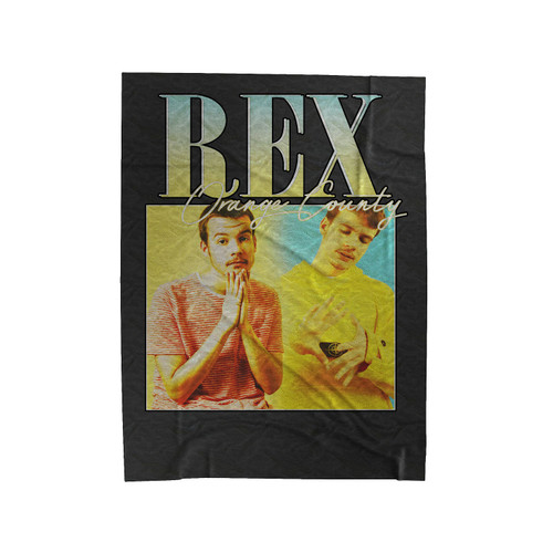 Rex Orange County 1 Velveteen Blanket