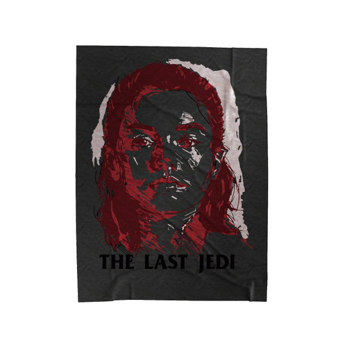 Rey Face Sketch The Last Jedi Velveteen Blanket