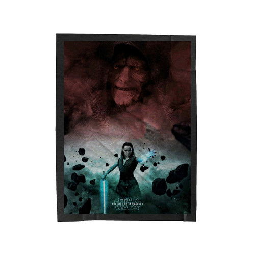 Rey Star Wars The Rise Of Skywalker 2 Velveteen Blanket
