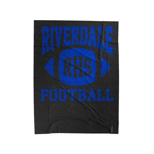 Rhs Riverdale High School Football Velveteen Blanket