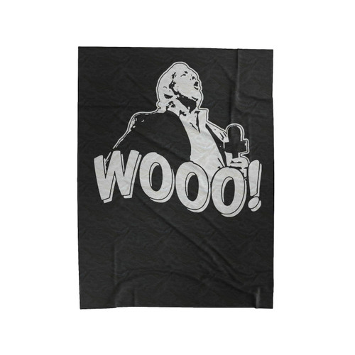 Ric Flair Funny Wrestling Wooo Woo Rally Cry Velveteen Blanket