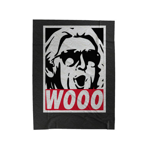 Ric Flair Woo Nature Wrestling Legend Velveteen Blanket