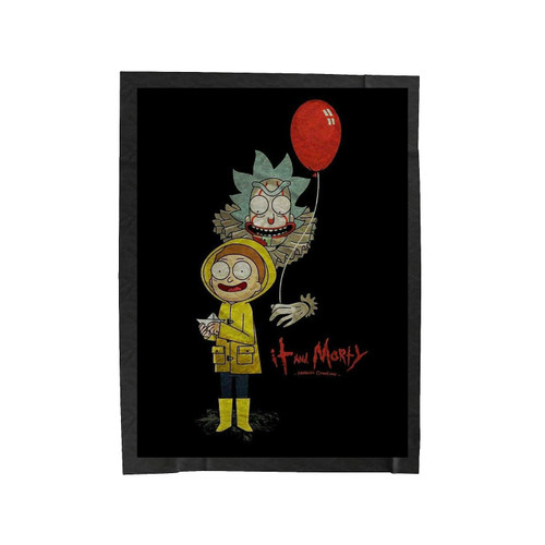 Rick And Morty Funny Rick I Morty Velveteen Blanket