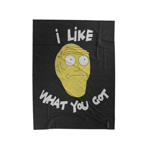 Rick And Morty Inspired Cromulan Velveteen Blanket