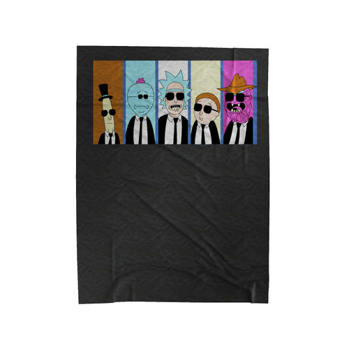 Rick And Morty Reservoir Squanch Reservoir Dogs Velveteen Blanket