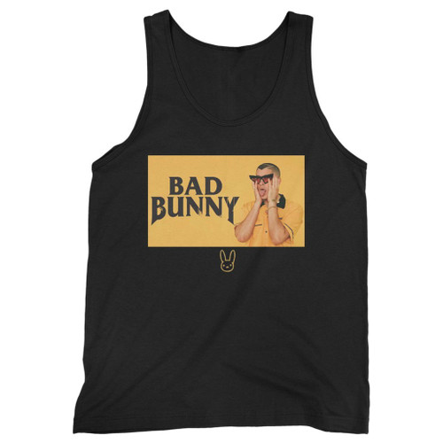 Our cotton bad bunny black and yellow men tank top is perfect for those intense workouts in the gym, at practice or pickup games.