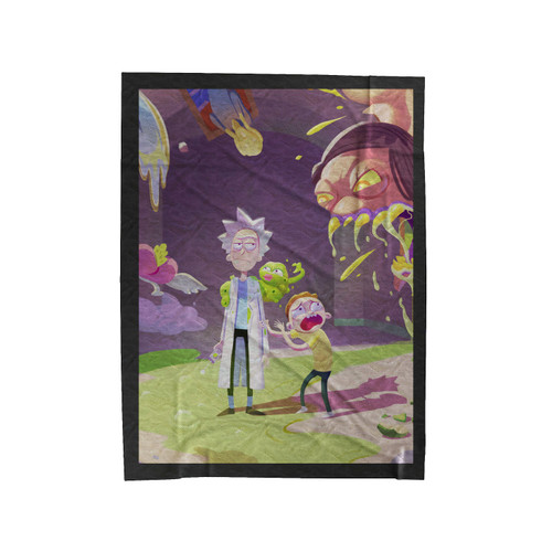 Rick And Morty Season 4 Tv Series Velveteen Blanket