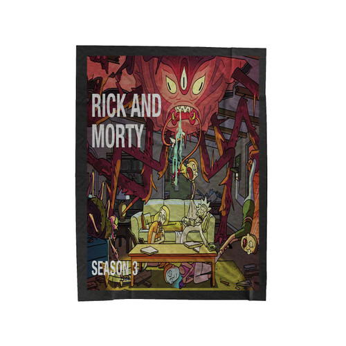 Rick And Morty Season 5 Velveteen Blanket