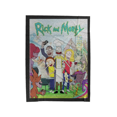 Rick And Morty Season 6 Velveteen Blanket