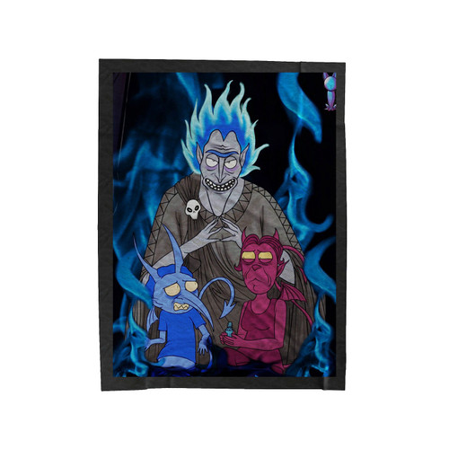 Rick And Morty X Hades Velveteen Blanket