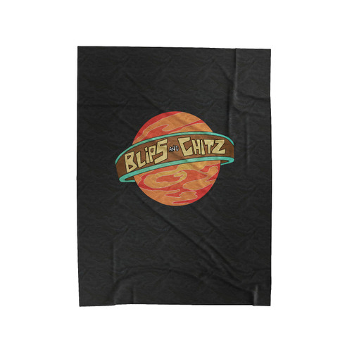 Rick Morty Blips And Chitz Velveteen Blanket