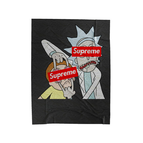 Rick Supreme Rick And Morty Velveteen Blanket