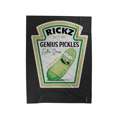 Rickz Pickles Rick And Morty Pickle Rick Solenya Heinz Velveteen Blanket