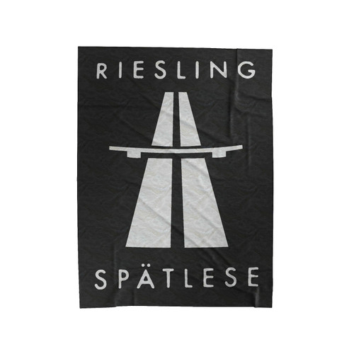 Riesling Kraftwerk Autobahn Wine Velveteen Blanket