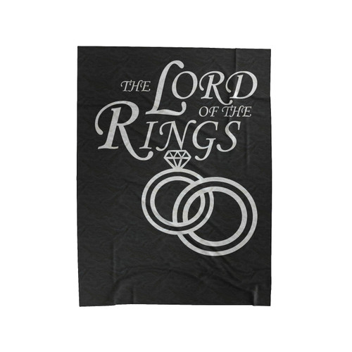 Ring Bearer Lord Of The Rings Wedding Party Funny Bridal Party Velveteen Blanket