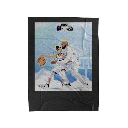 Rip Kobe And Gigi Velveteen Blanket
