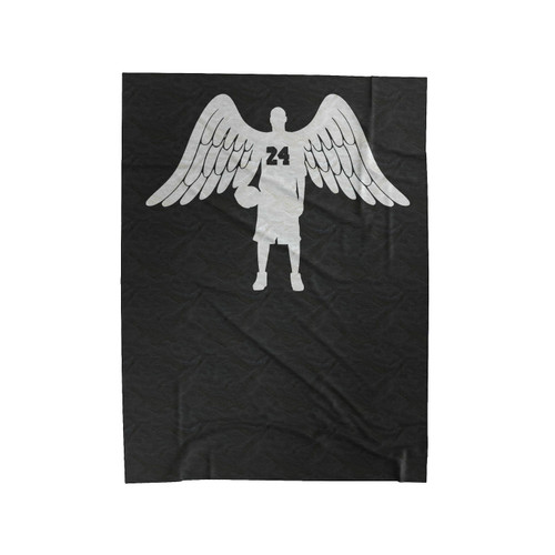 Rip Kobe Bryant 24 Velveteen Blanket